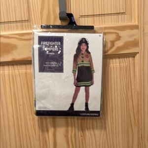 Firefighter Costume for Kids - Brown and Green